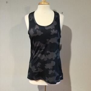 Amazon Essentials Black/Gray Camo Racerback Tank Size M NWOT